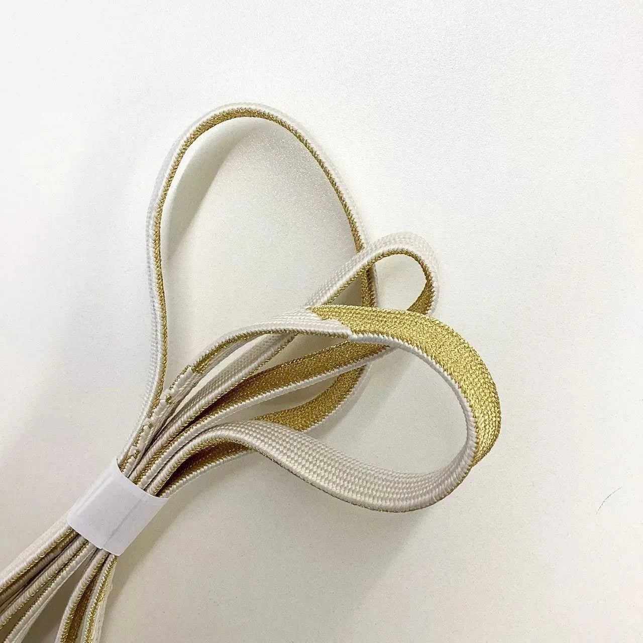 5937# Japanese Kimono Accessory Obiage and Obijime 2-piece Set Silk Shibori