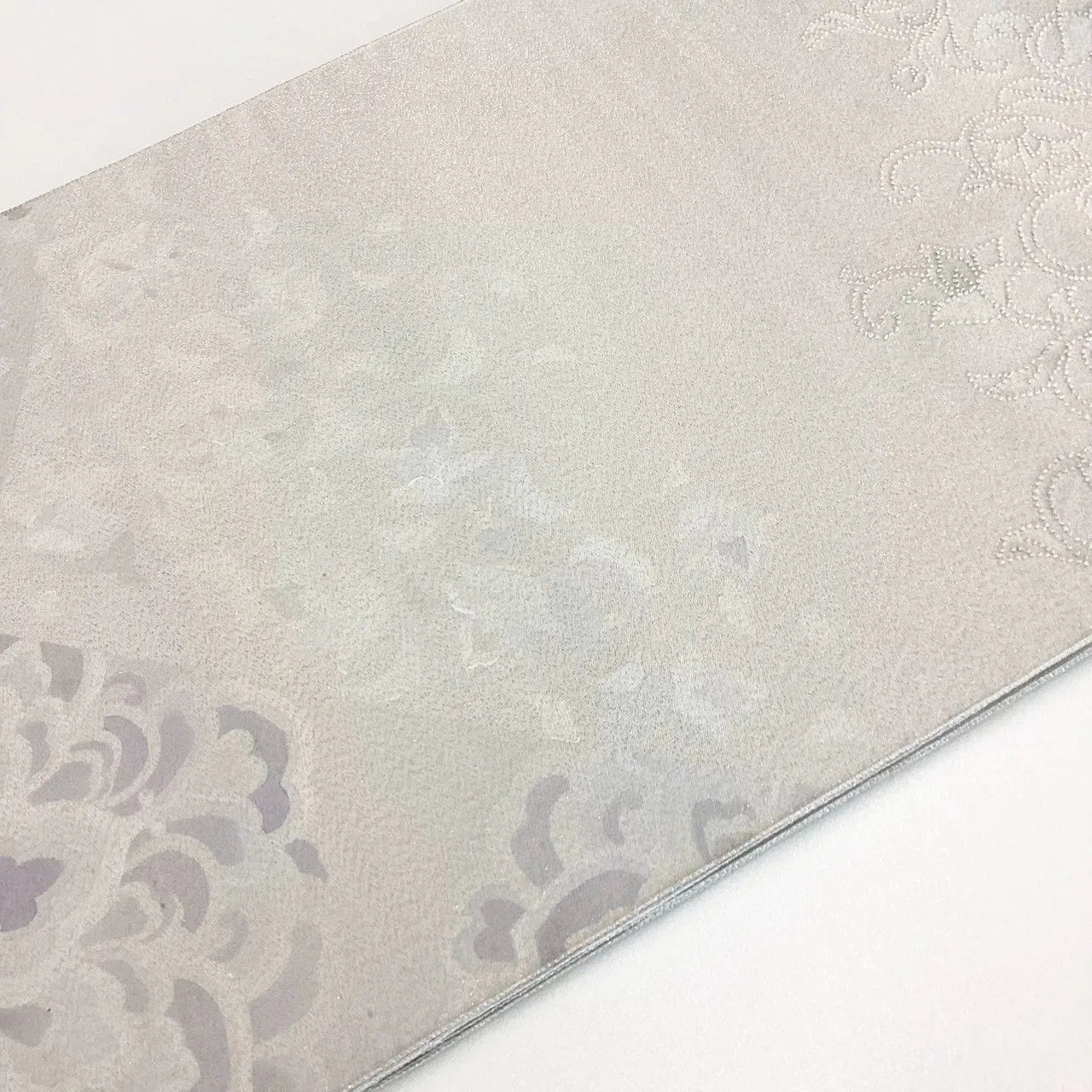 6246# Japanese Vintage Fukuro Obi Belt Kimono Fabric Silk Traditional Embroidery