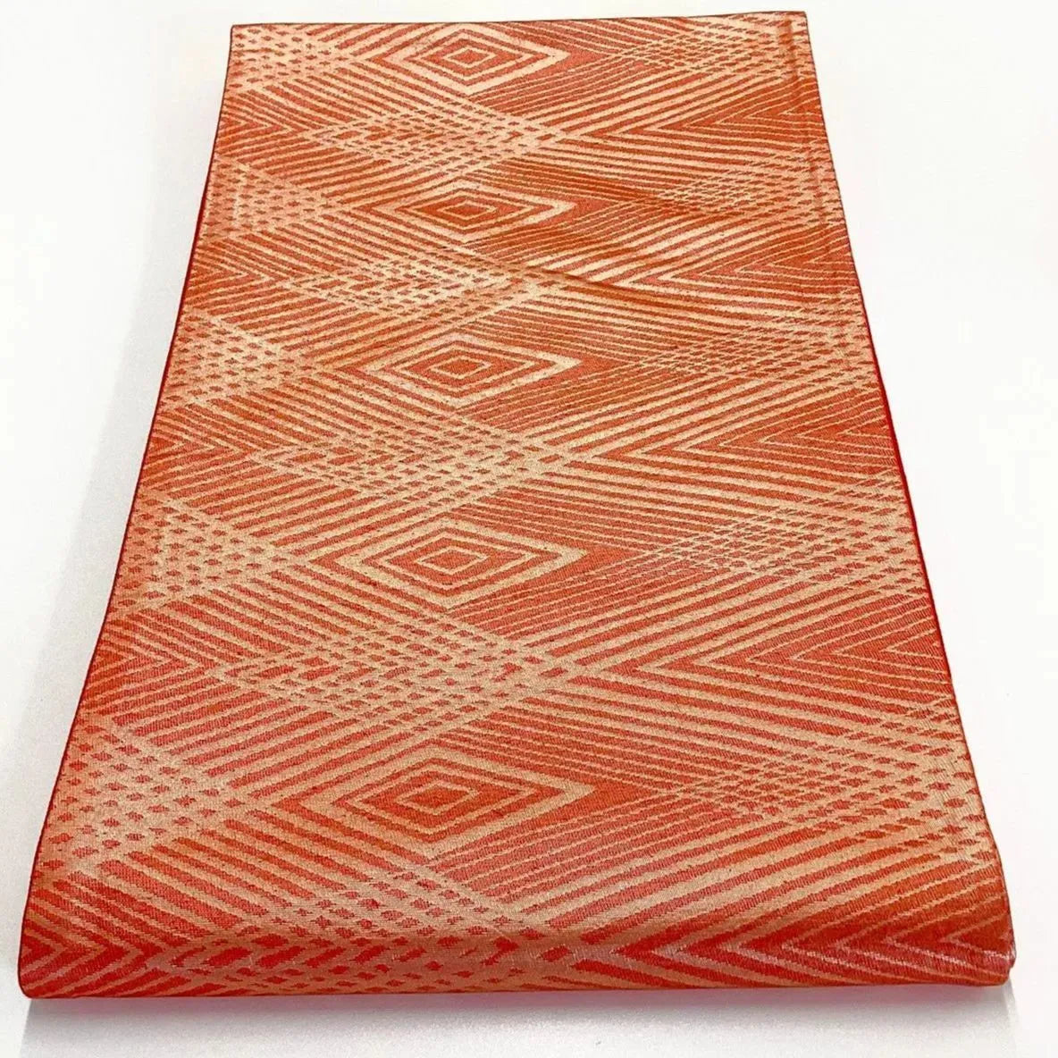 6250# Japanese Vintage Fukuro Obi Belt Kimono Fabric Silk Traditional