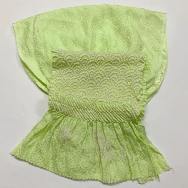 6537# Japanese Kimono Accessory Obiage and Obijime 2-piece Set Silk Shibori