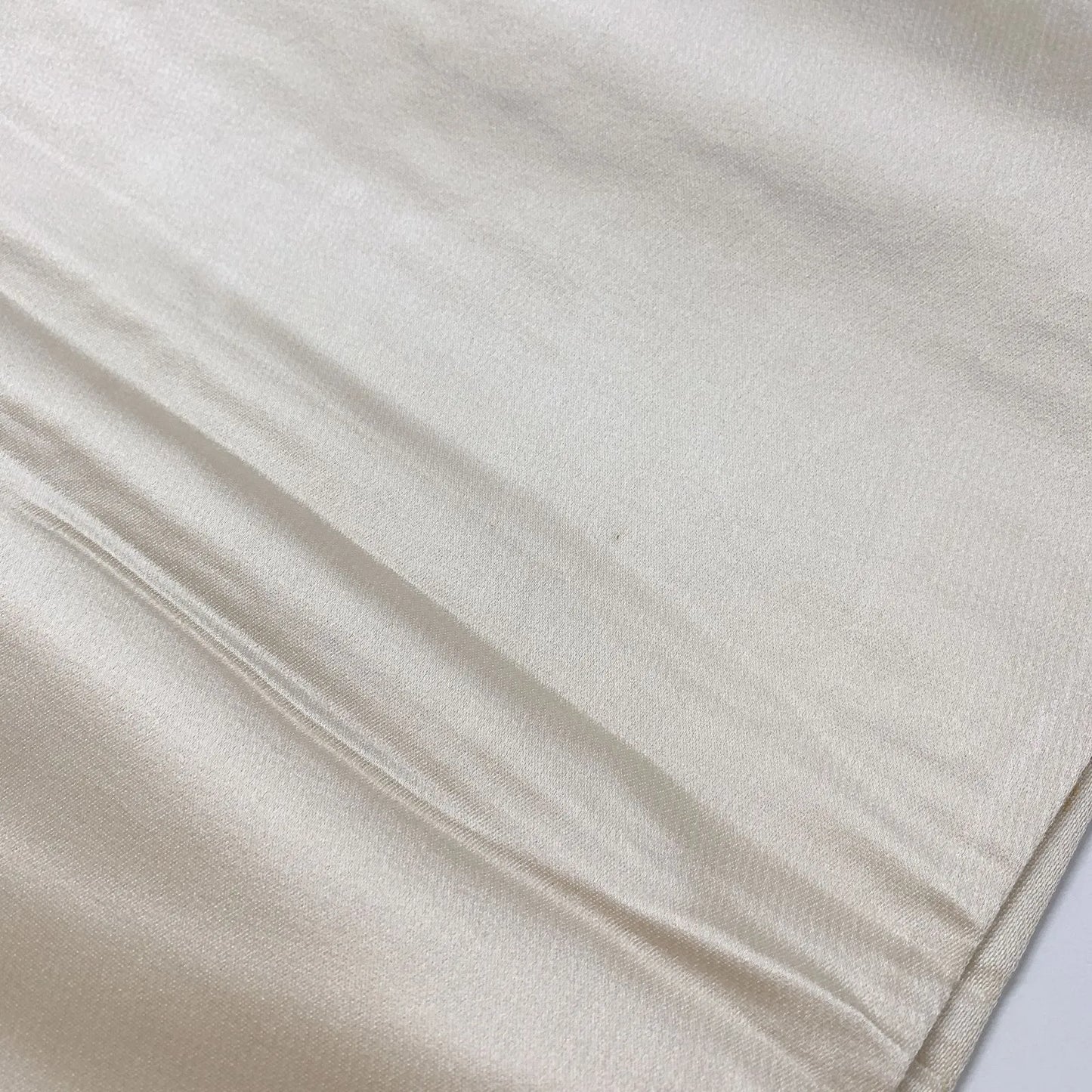 6549# Japanese Vintage Fukuro Obi Belt Kimono Fabric Silk Traditional Silver　