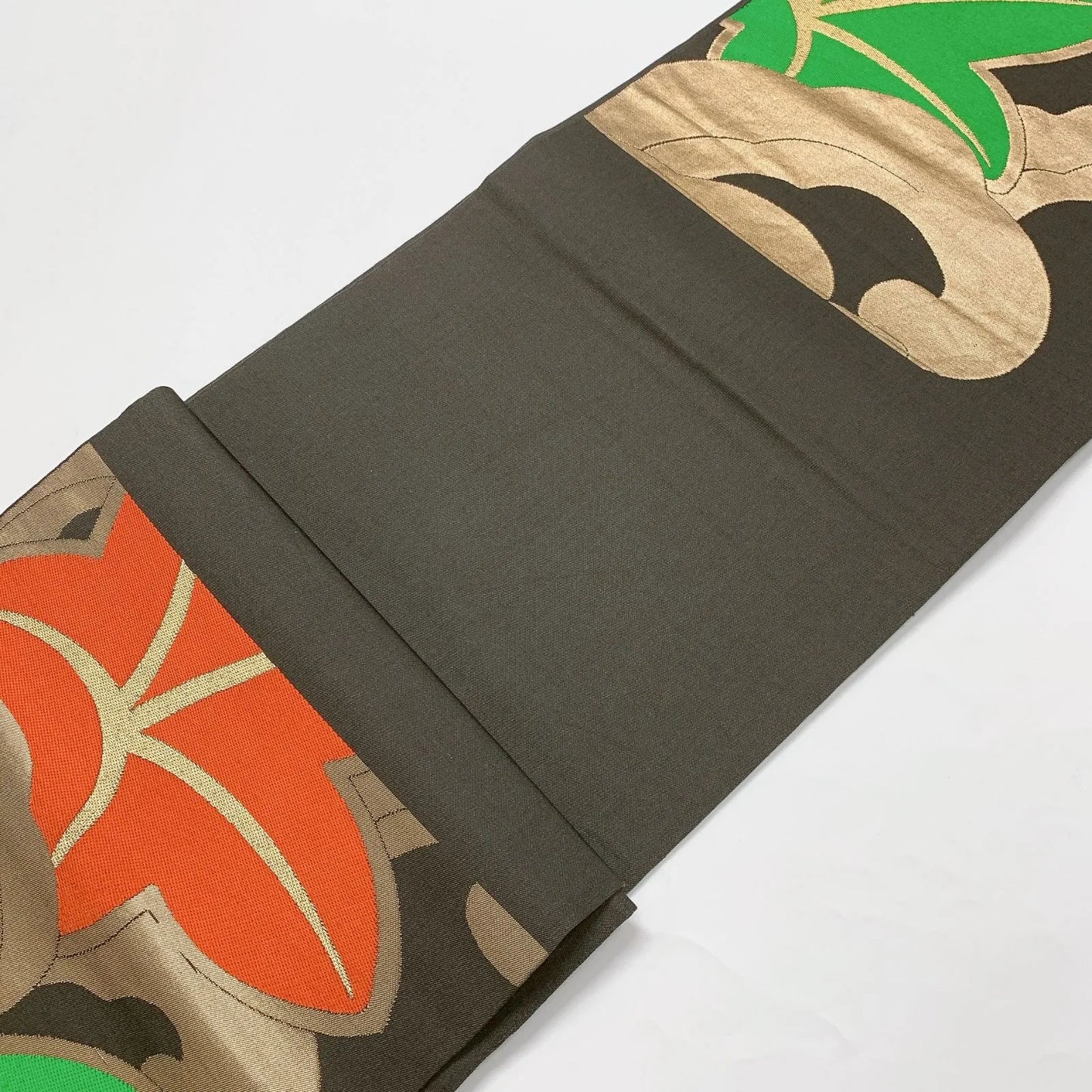 6630# Japanese Vintage Fukuro Obi Belt Kimono Fabric Silk Traditional