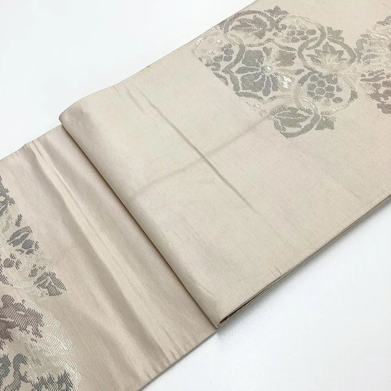 6732# Japanese Vintage Fukuro Obi Belt Kimono Fabric Silk Traditional