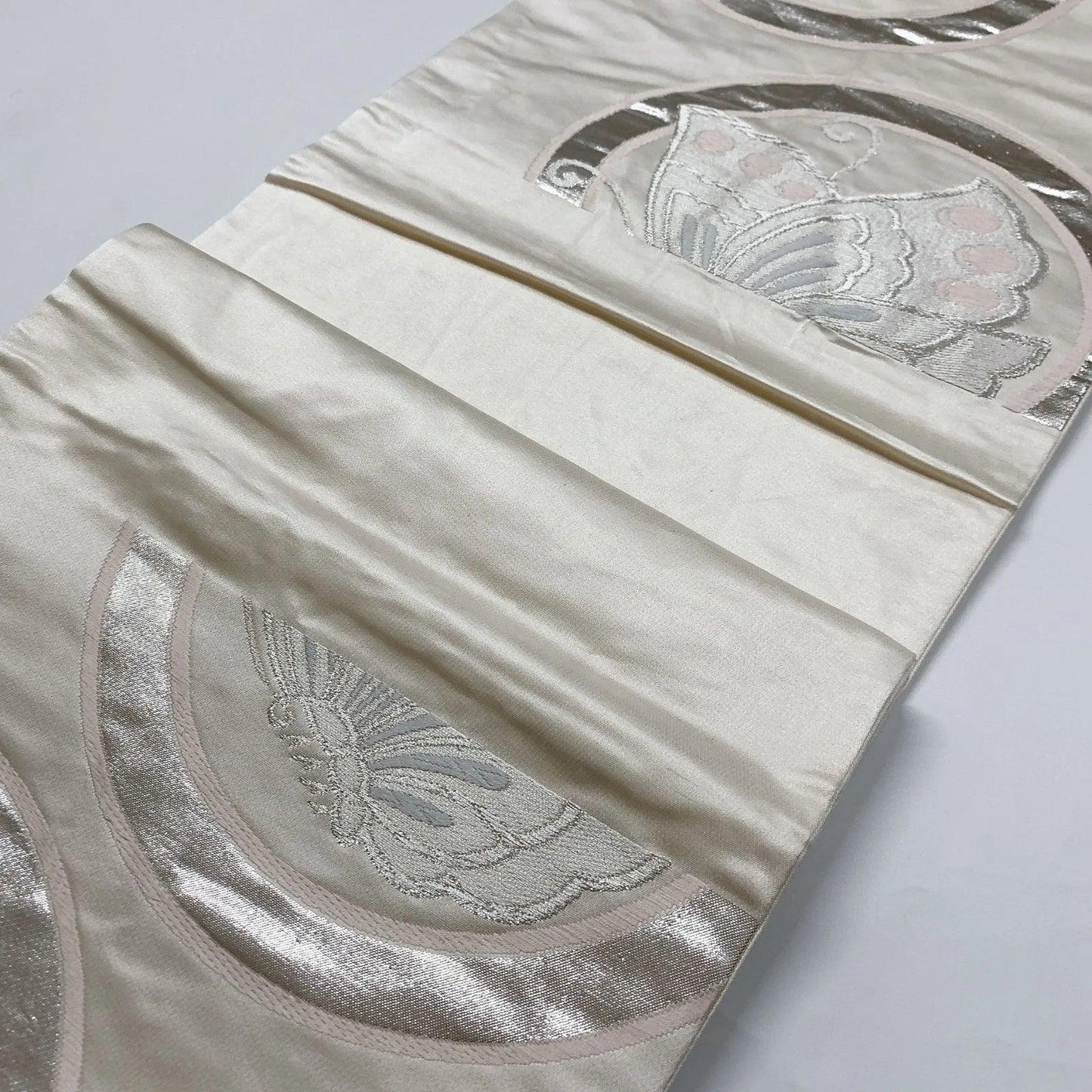 6835# Japanese Vintage Fukuro Obi Belt Kimono Fabric Silk Traditional