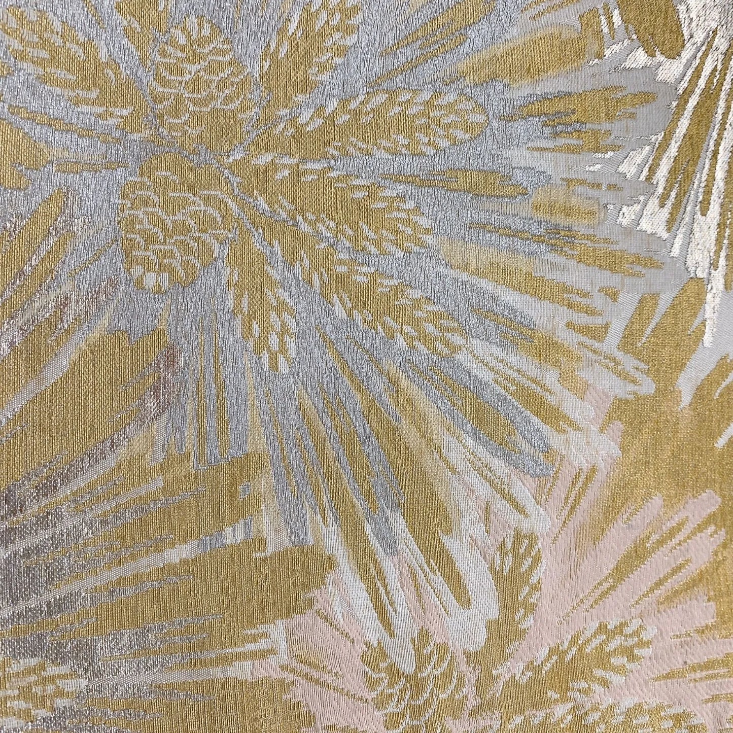 6850# Japanese Vintage Fukuro Obi Belt Kimono Fabric Silk Traditional