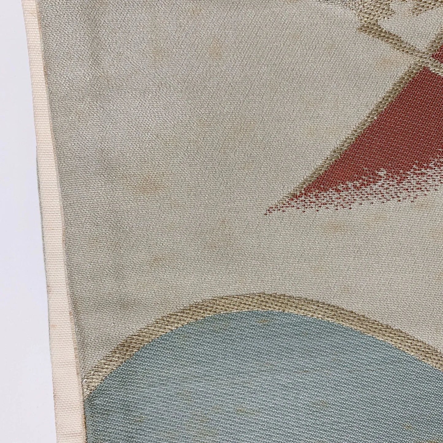 6881# Japanese Vintage Fukuro Obi Belt Kimono Fabric Silk Traditional Untailored