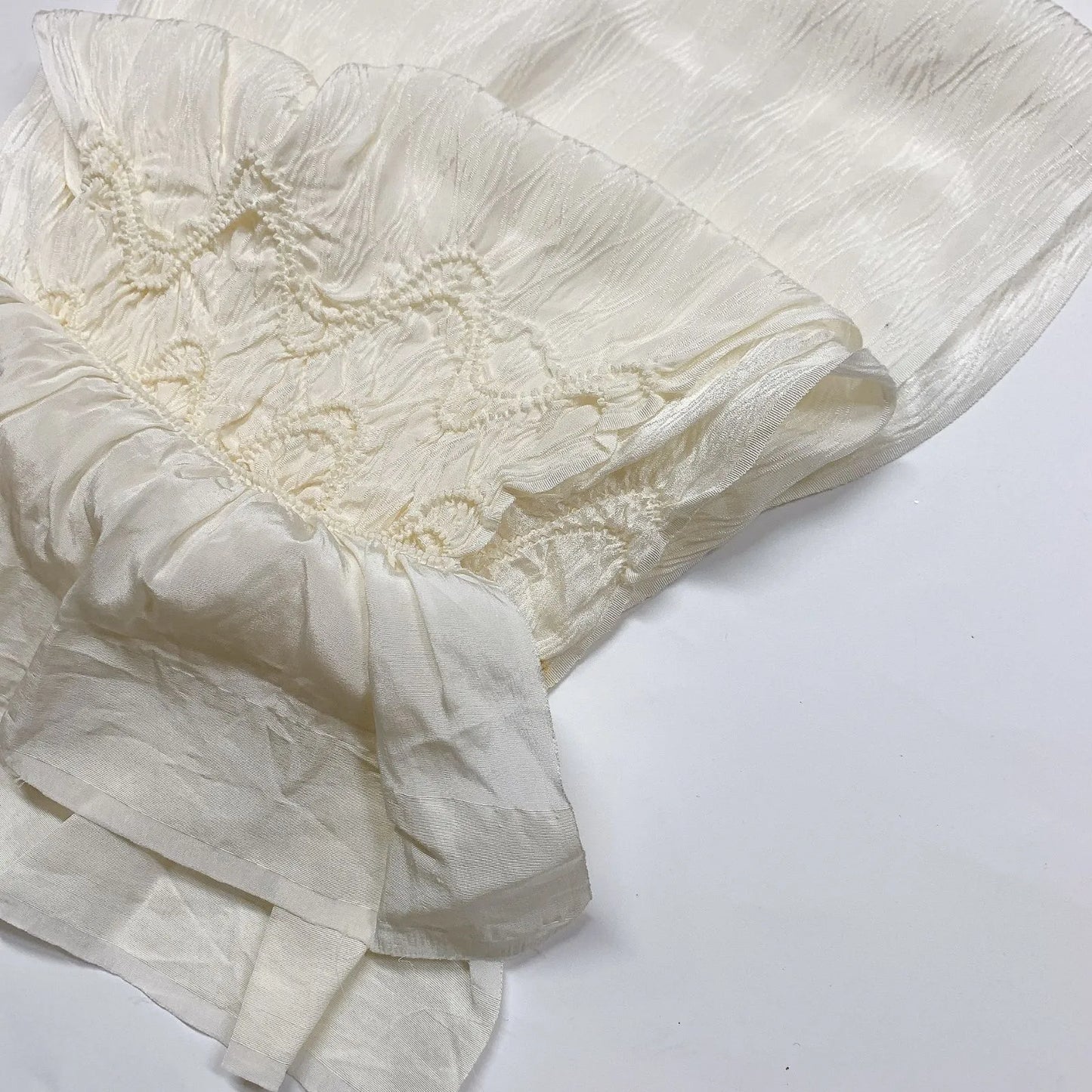 6940# Japanese Kimono Accessory Obiage and Obijime 2-piece Set Silk Shibori