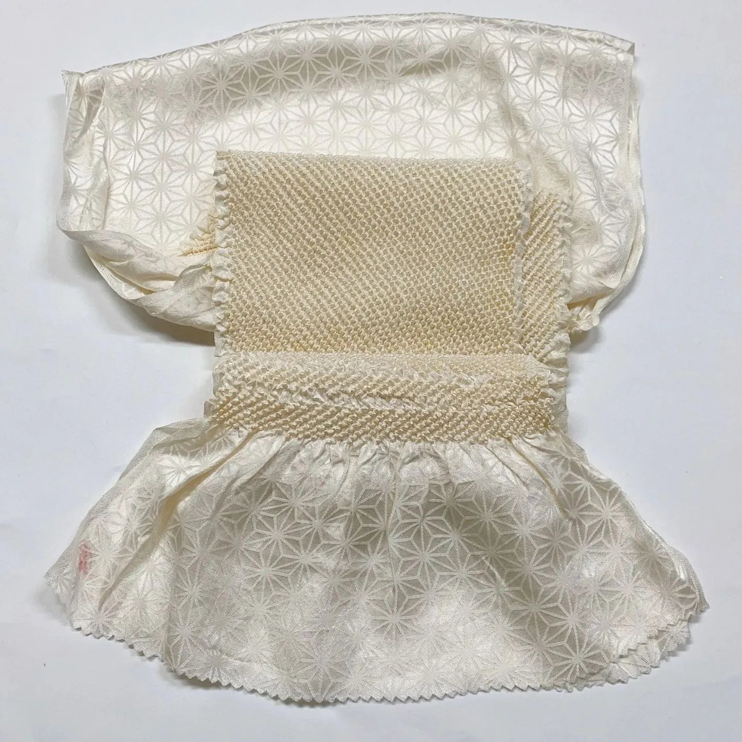 6930# Japanese Kimono Accessory Obiage and Obijime 2-piece Set Silk Shibori