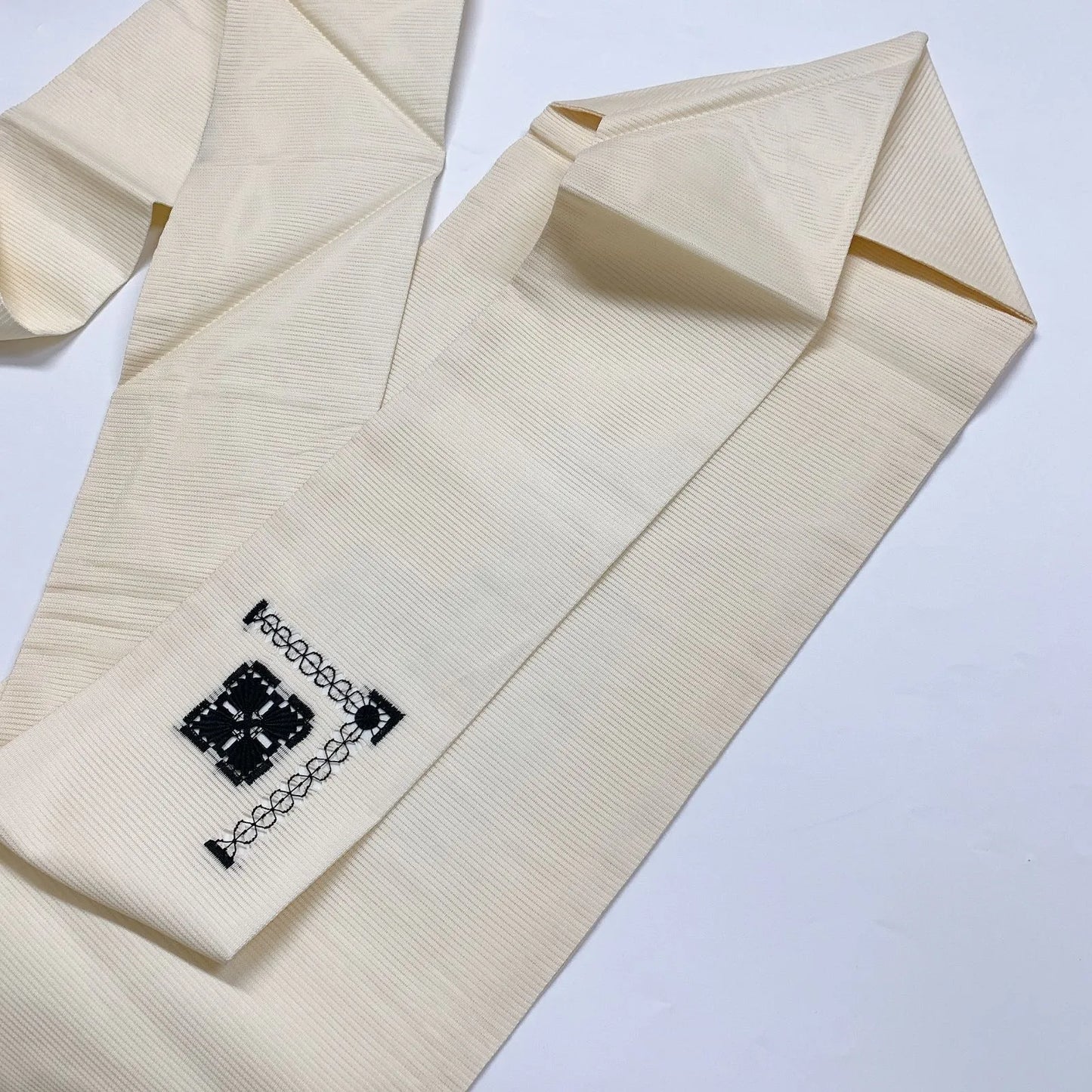 6965# Japanese Vintage Nagoya Obi Belt Kimono Fabric Silk Traditional Summer