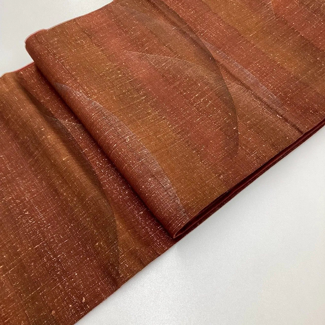 7267# Japanese Vintage Fukuro Obi Belt Kimono Fabric Silk All-over pattern　