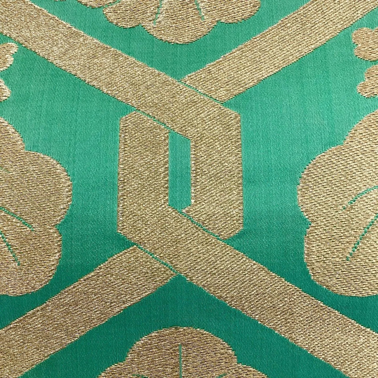 7268# Japanese Vintage Fukuro Obi Belt Kimono Fabric Silk Traditional