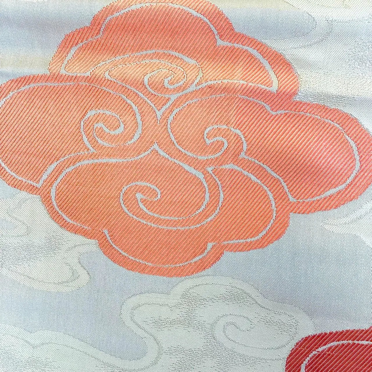 7286# Japanese Vintage Fukuro Obi Belt Kimono Fabric Silk Traditional