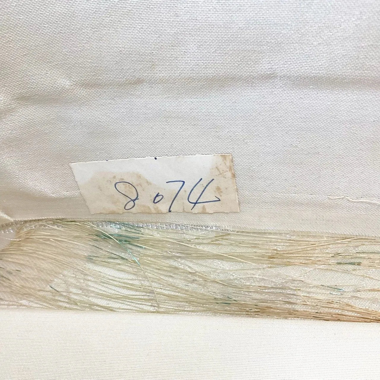 7313# Japanese Vintage Fukuro Obi Belt Kimono Fabric Silk Traditional Unfinished