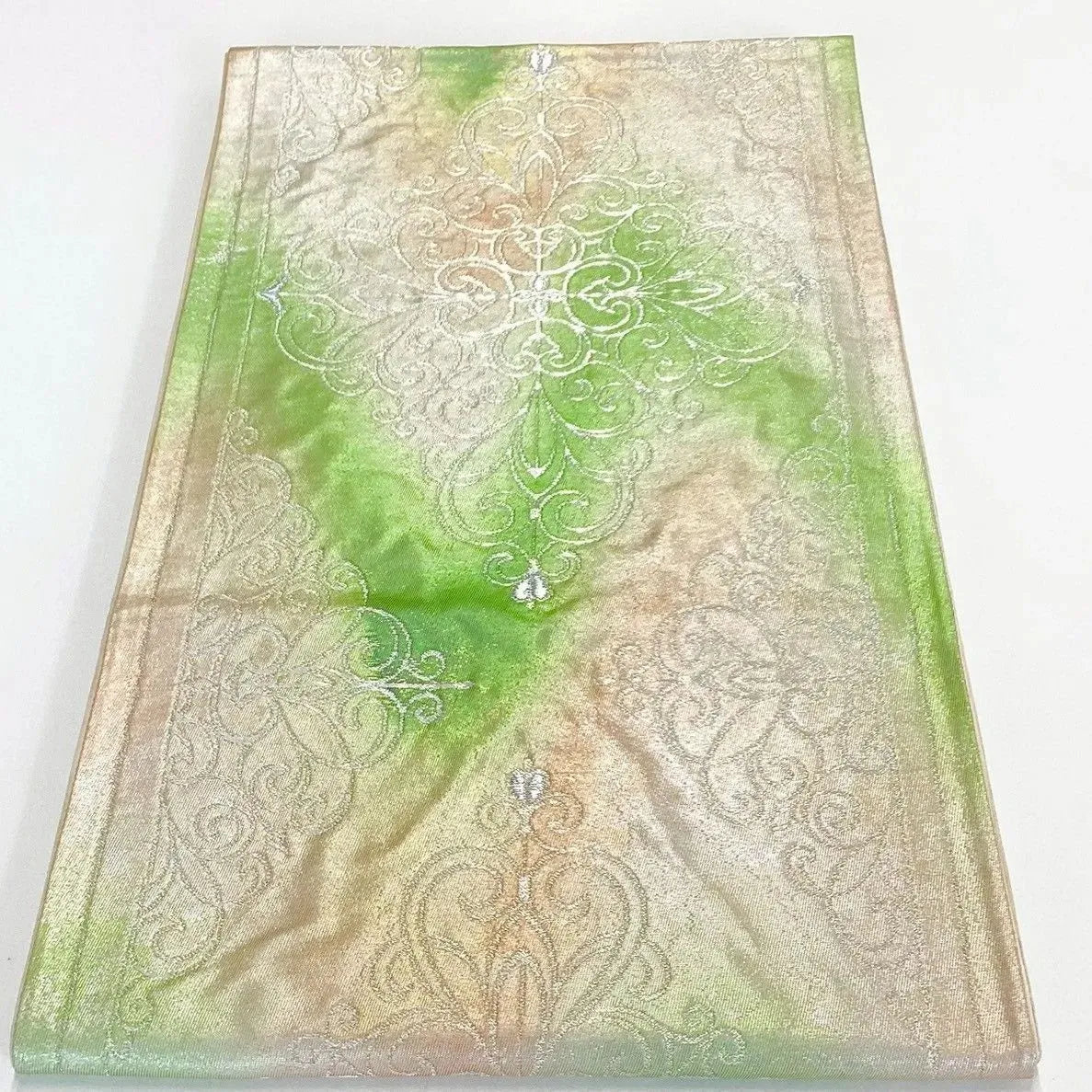 7315# Japanese Vintage Fukuro Obi Belt Kimono Fabric Silk Traditional