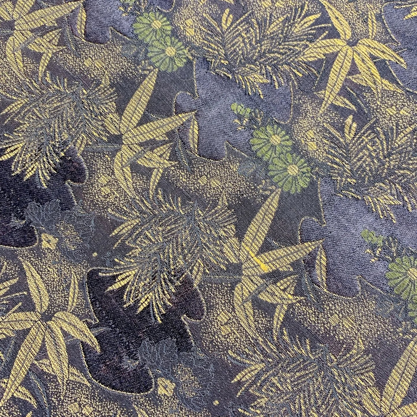 7339# Japanese Antique Fukuro Obi Belt Kimono Fabric Silk All-over pattern
