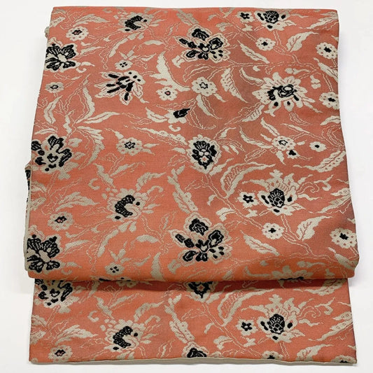 7367# Japanese Antique Nagoya Obi Belt Kimono Fabric Silk Traditional