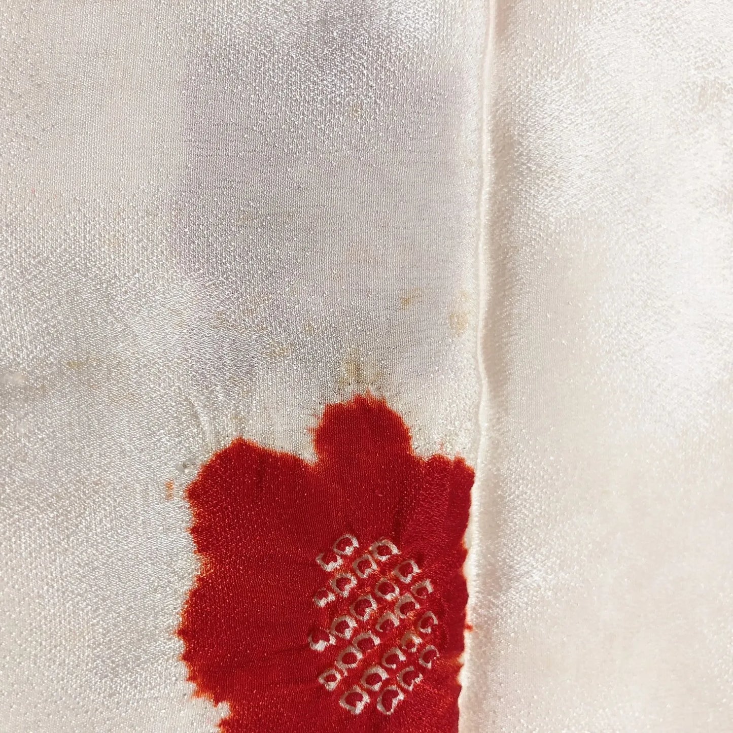 7395# Japanese Kimono Accessory Obiage and Obijime 2-piece Set Silk Shibori