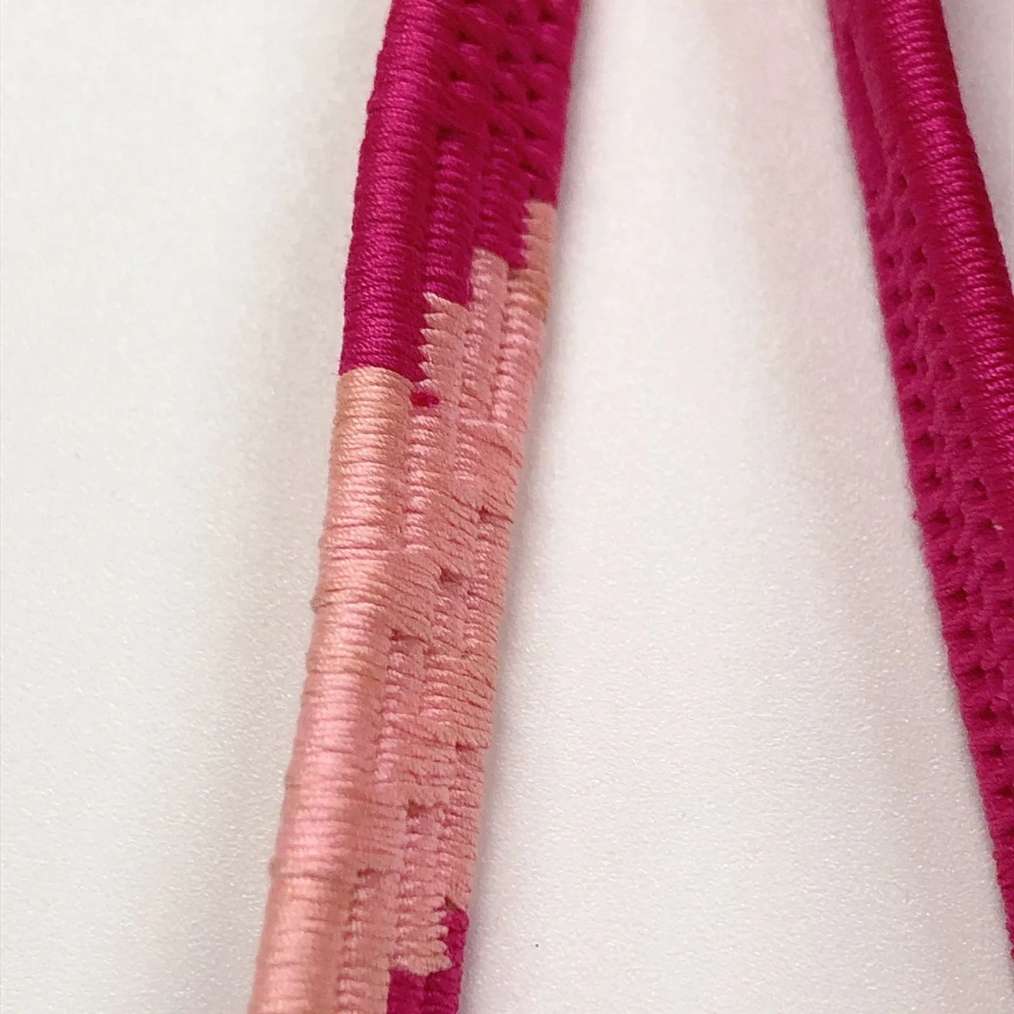 7400# Japanese Kimono Accessory Obiage and Obijime 2-piece Set Silk Shibori