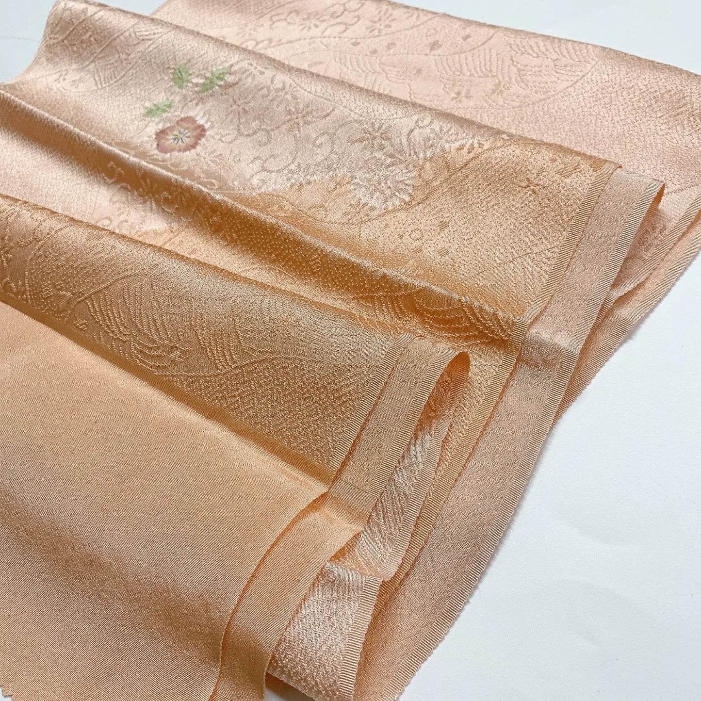 7410# Japanese Kimono Accessory Vintage Obiage and Obijime 2-piece Set Silk