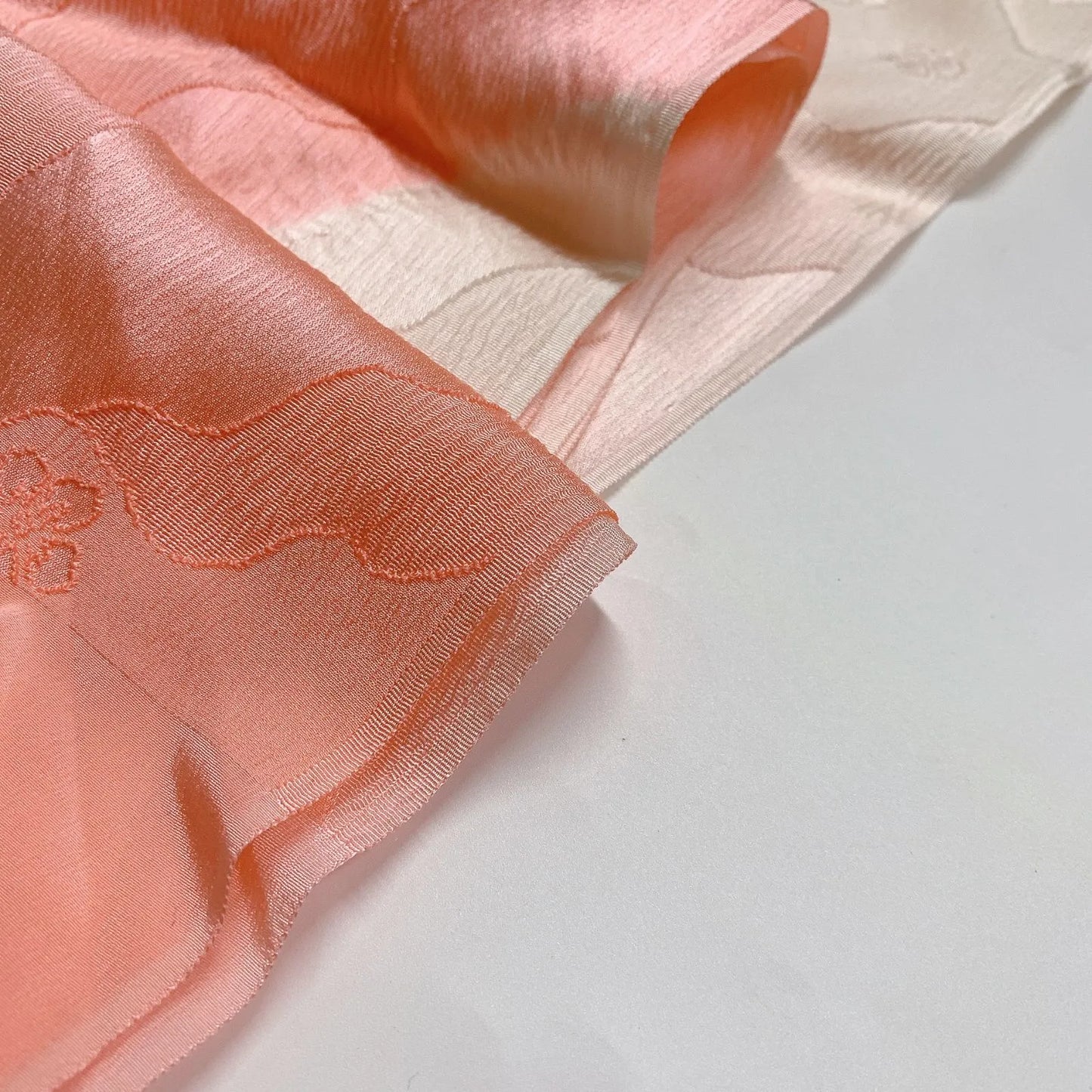 7418# Japanese Kimono Accessory Obiage and Obijime 2-piece Set Silk Shibori