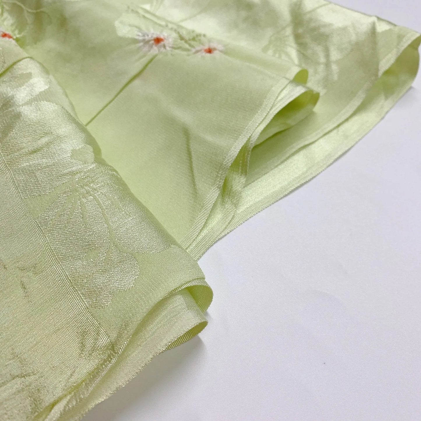 7421# Japanese Kimono Accessory Obiage and Obijime 2-piece Set Silk Shibori