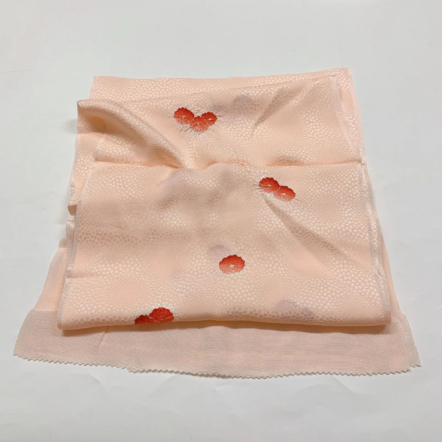 7426# Japanese Kimono Accessory Vintage Obiage and Obijime 2-piece Set Silk