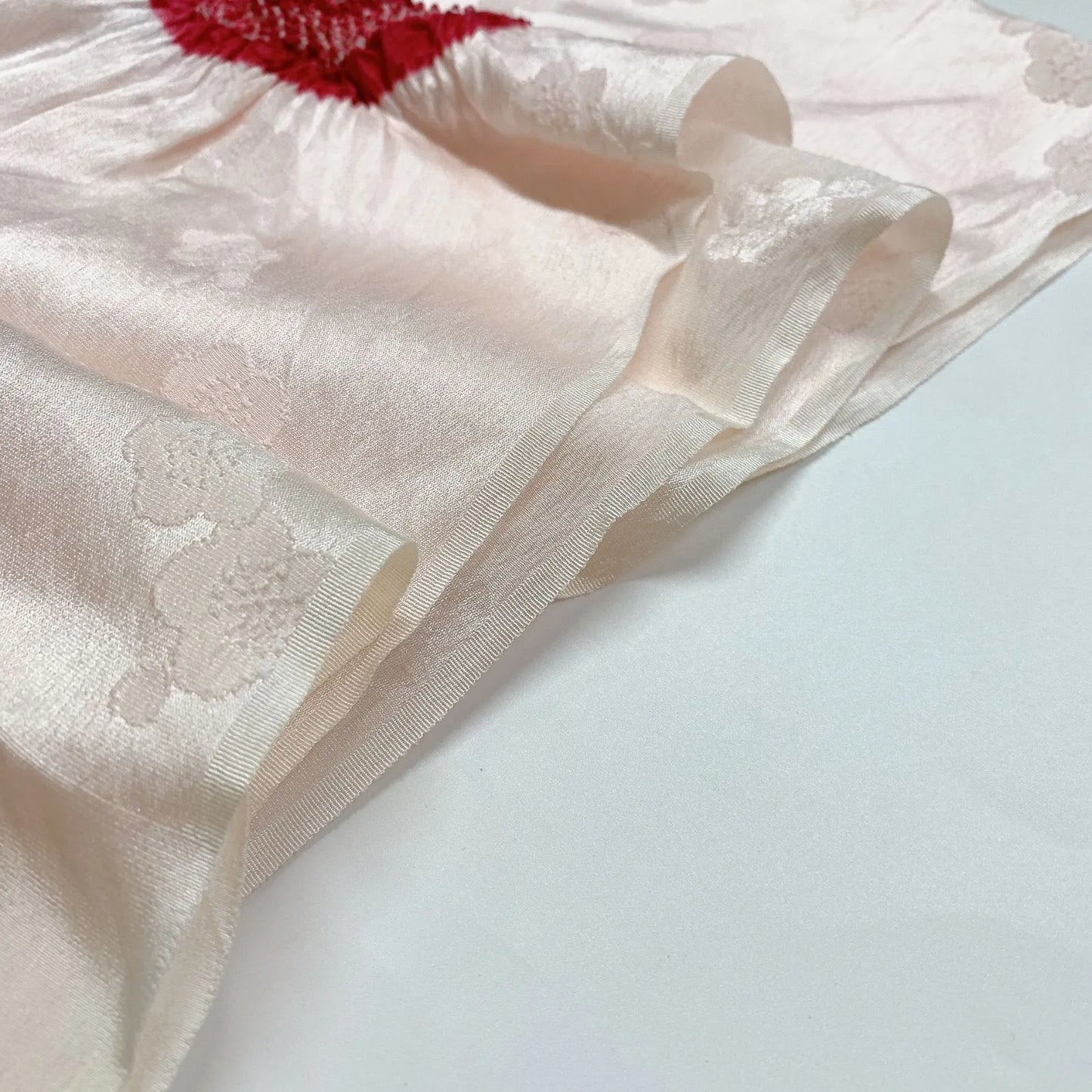 7427# Japanese Kimono Accessory Obiage and Obijime 2-piece Set Silk Shibori