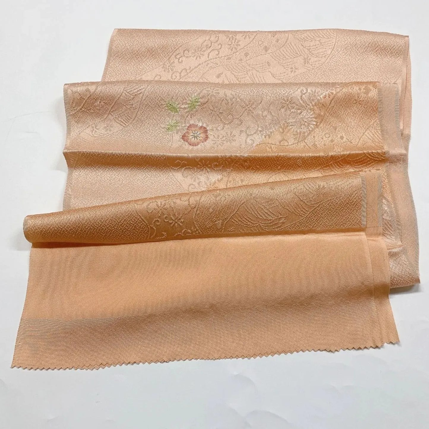 7410# Japanese Kimono Accessory Vintage Obiage and Obijime 2-piece Set Silk
