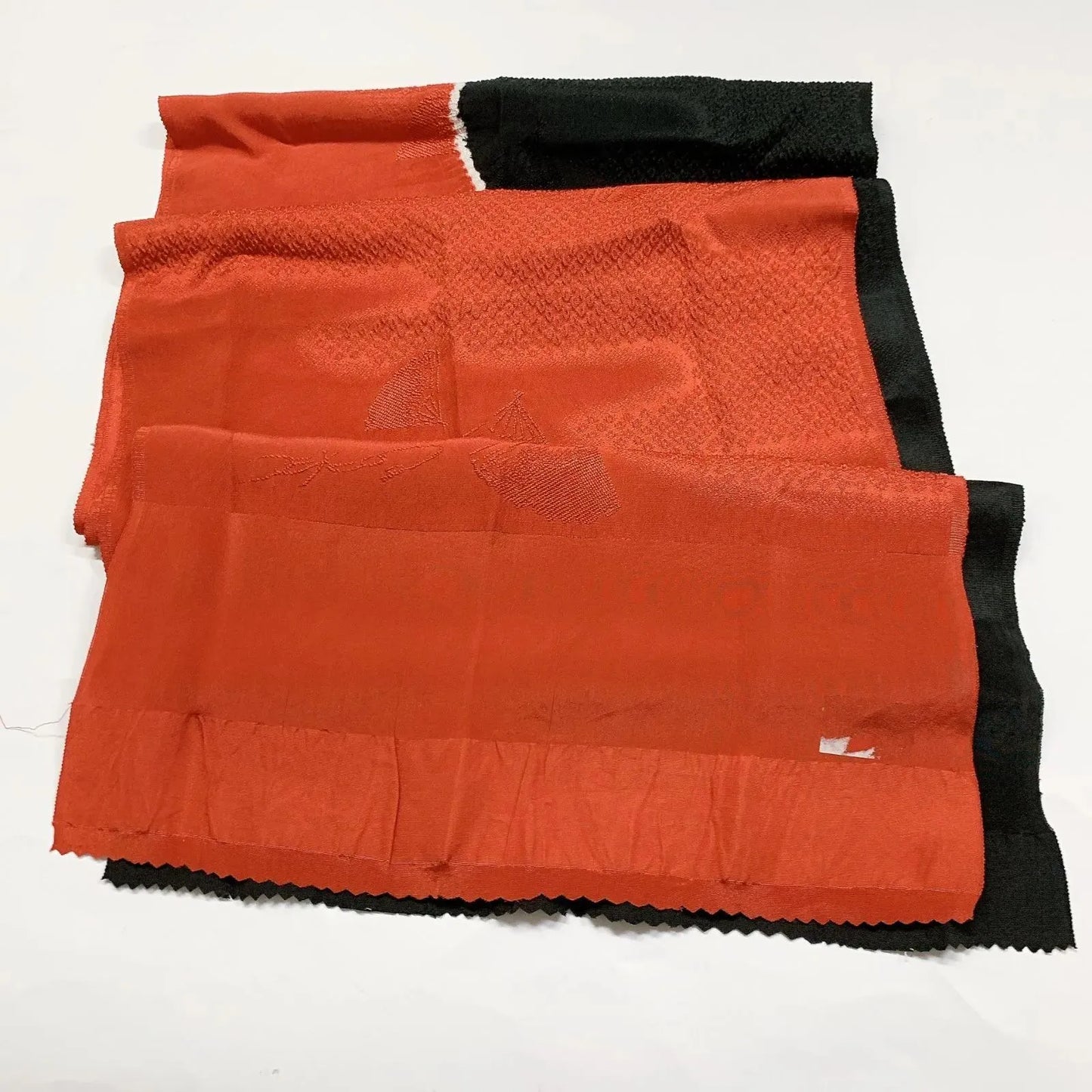 7412# Japanese Kimono Accessory Vintage Obiage and Obijime 2-piece Set Silk