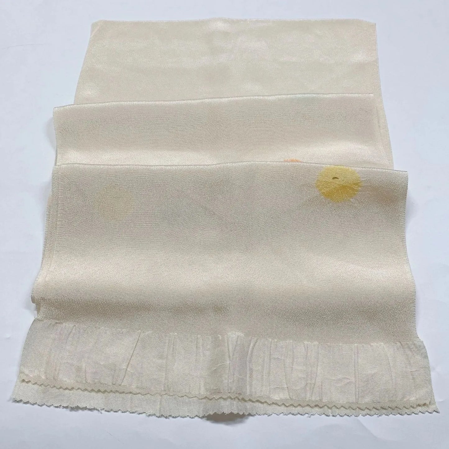 7417# Japanese Kimono Accessory Vintage Obiage and Obijime 2-piece Set Silk