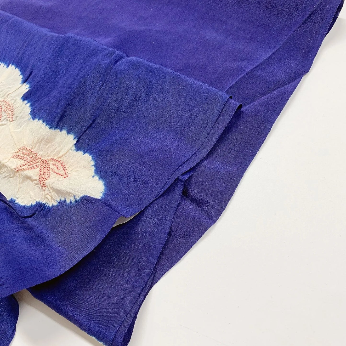 7441# Japanese Kimono Accessory Obiage and Obijime 2-piece Set Silk Shibori