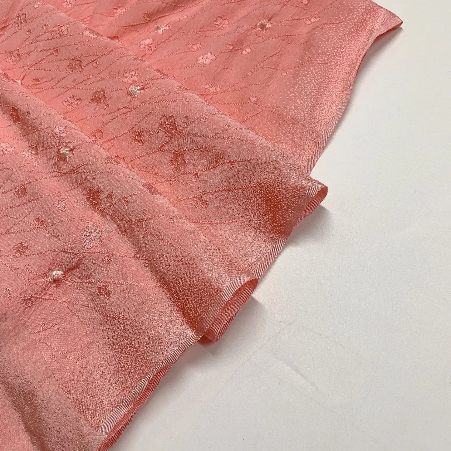 7442# Japanese Kimono Accessory Obiage and Obijime 2-piece Set Silk Shibori