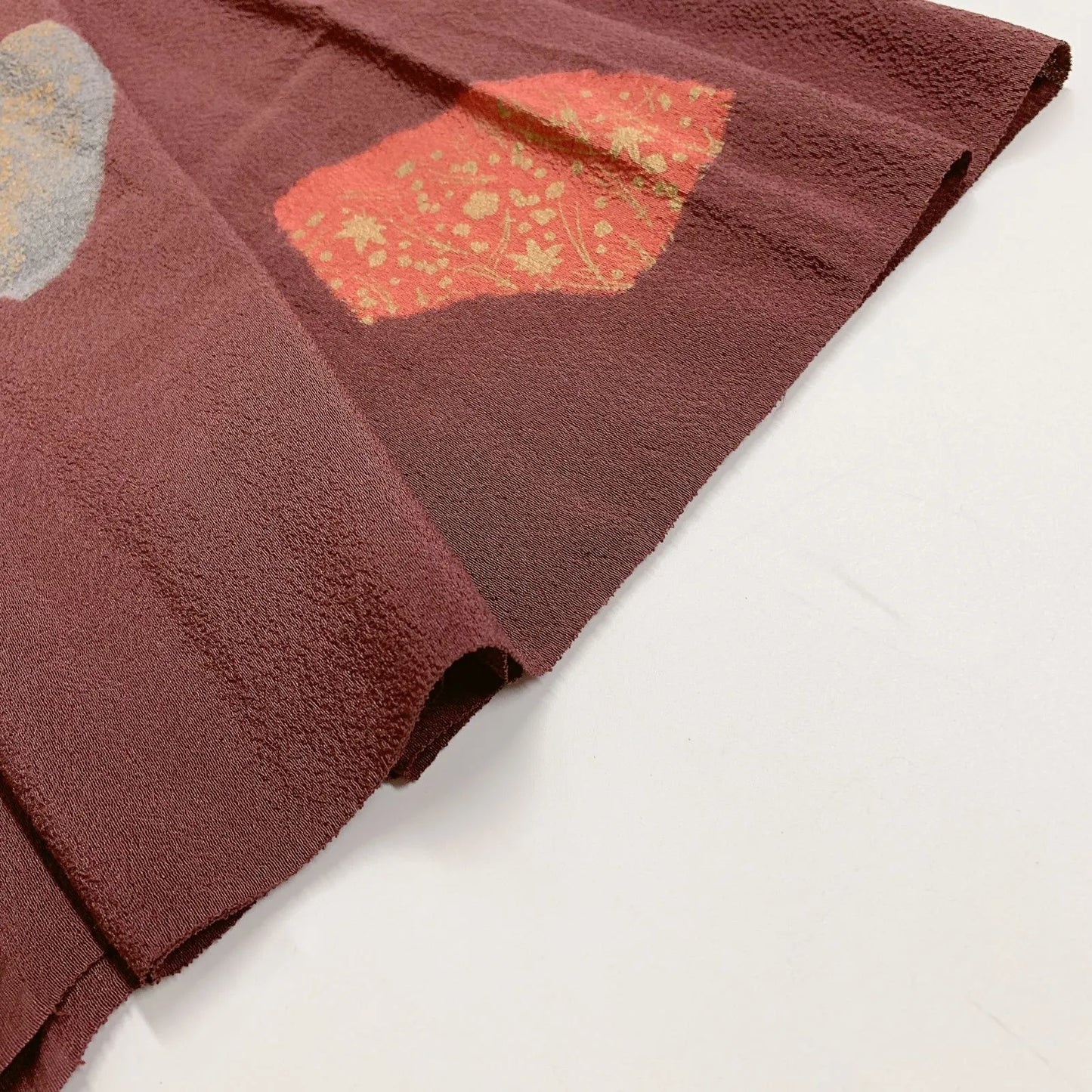7443# Japanese Kimono Accessory Vintage Obiage and Obijime 2-piece Set Silk