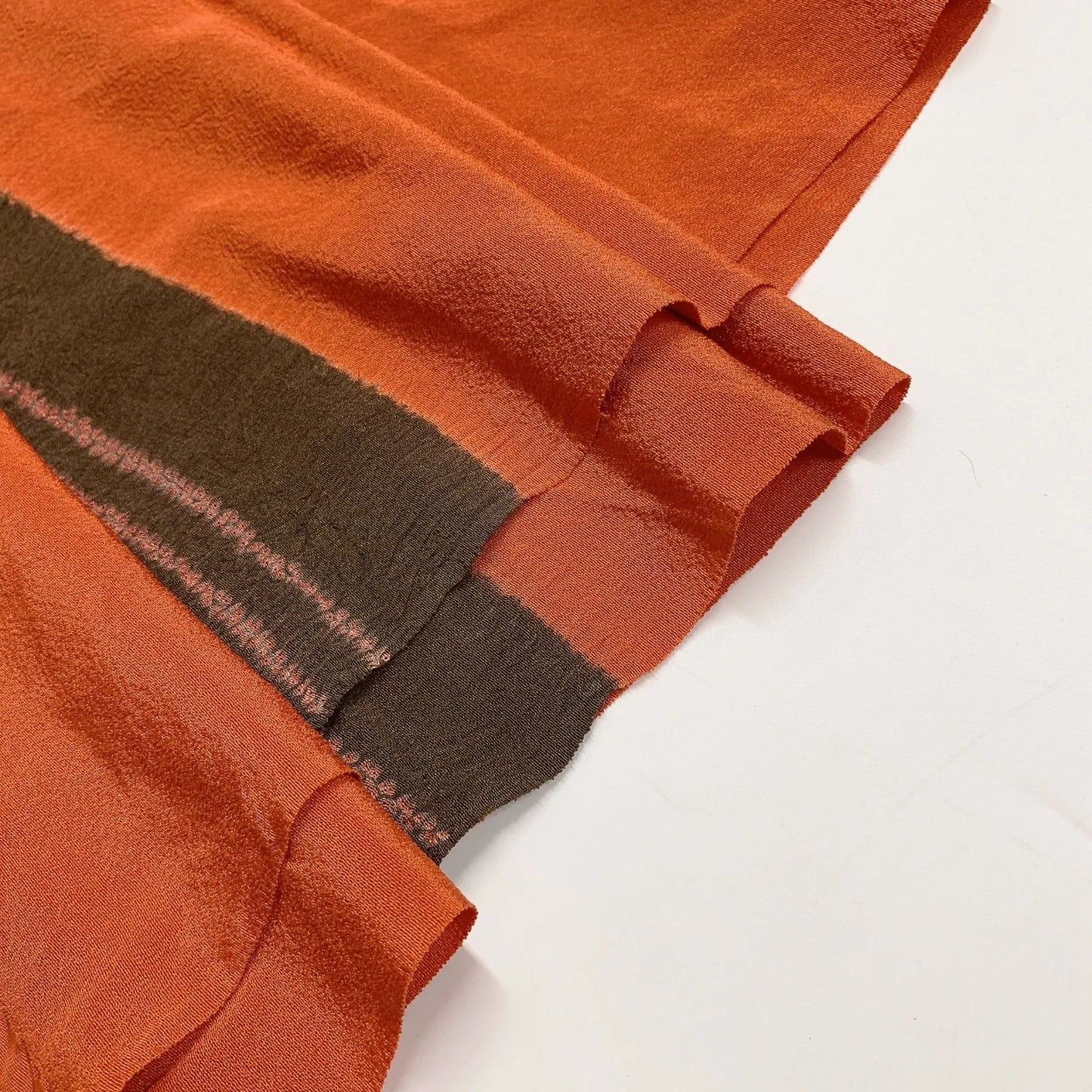 7444# Japanese Kimono Accessory Vintage Obiage and Obijime 2-piece Set Silk