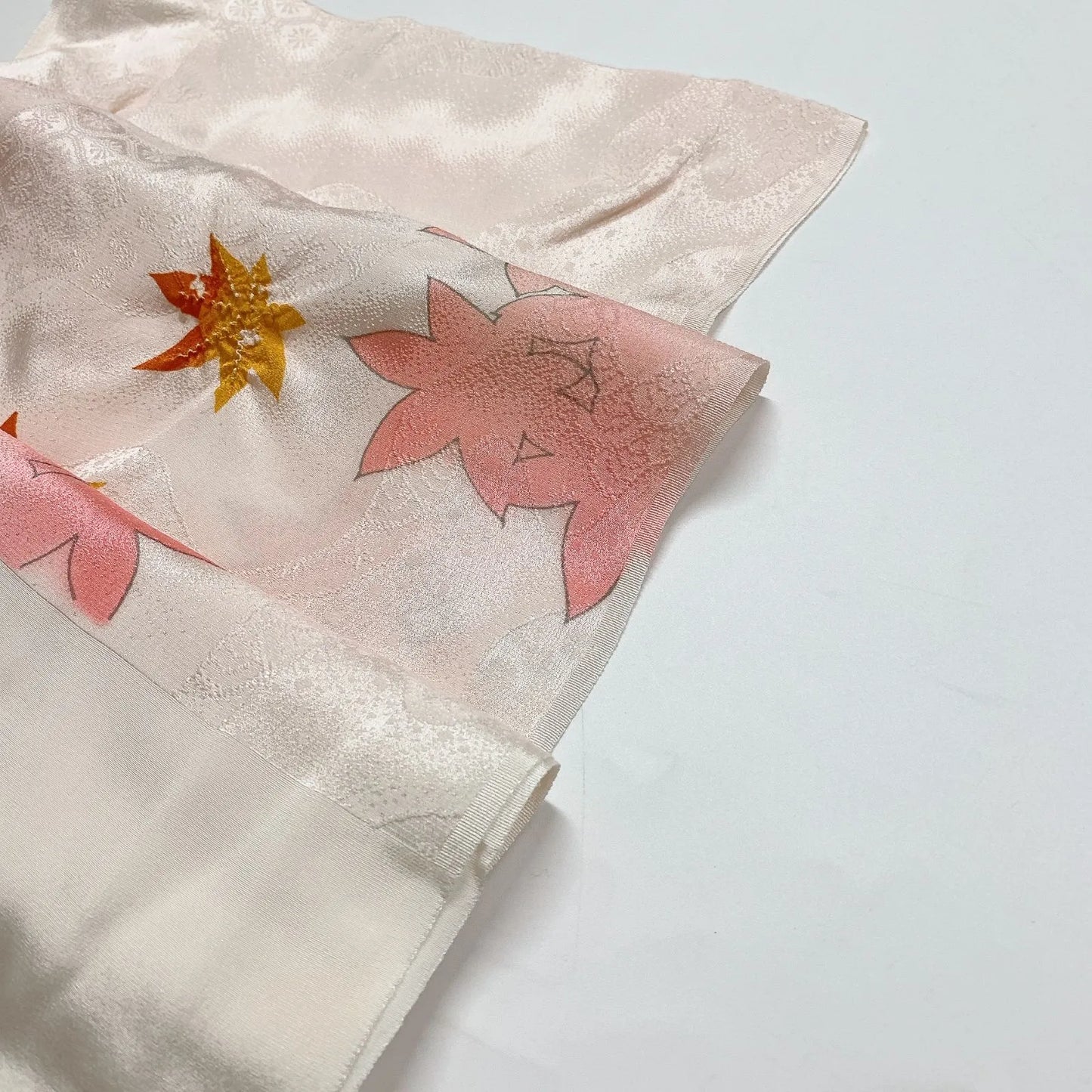 7450# Japanese Kimono Accessory Obiage and Obijime 2-piece Set Silk Shibori