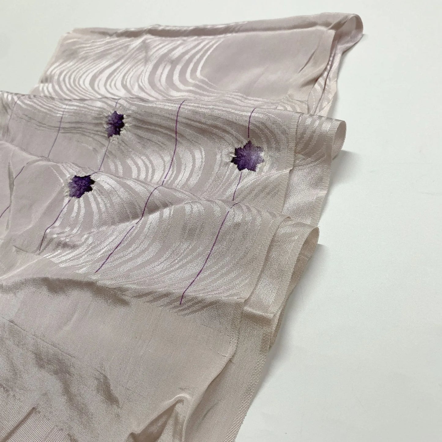 7451# Japanese Kimono Accessory Obiage and Obijime 2-piece Set Silk Shibori