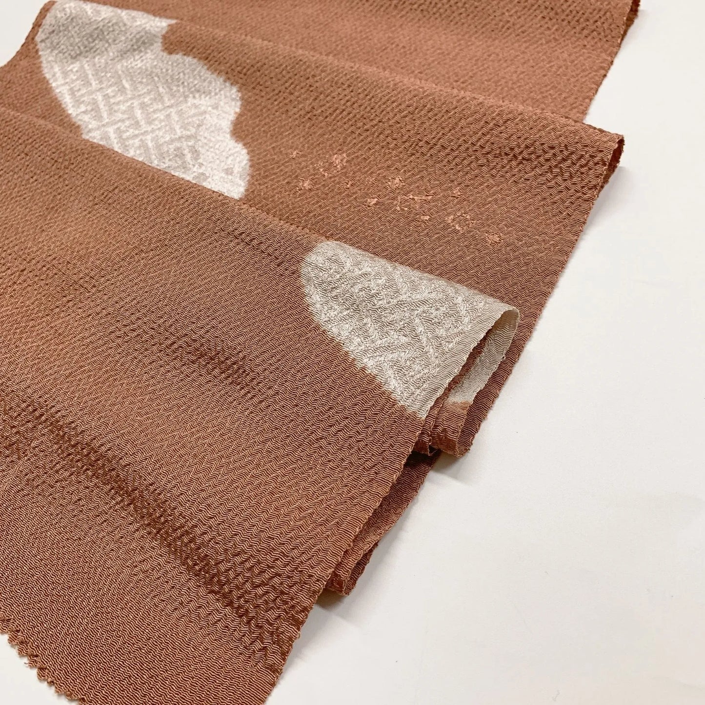 7455# Japanese Kimono Accessory Vintage Obiage and Obijime 2-piece Set Silk