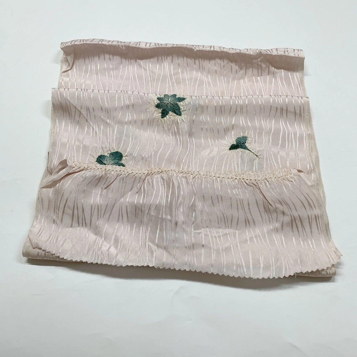 7456# Japanese Kimono Accessory Obiage and Obijime 2-piece Set Silk Shibori