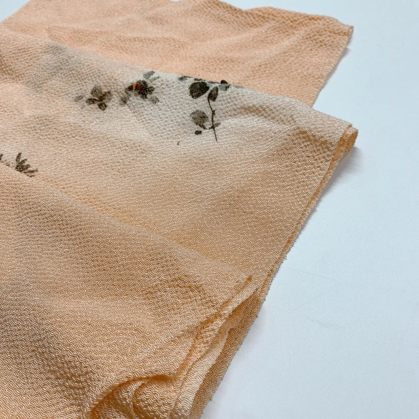 7462# Japanese Kimono Accessory Obiage and Obijime 2-piece Set Silk Shibori