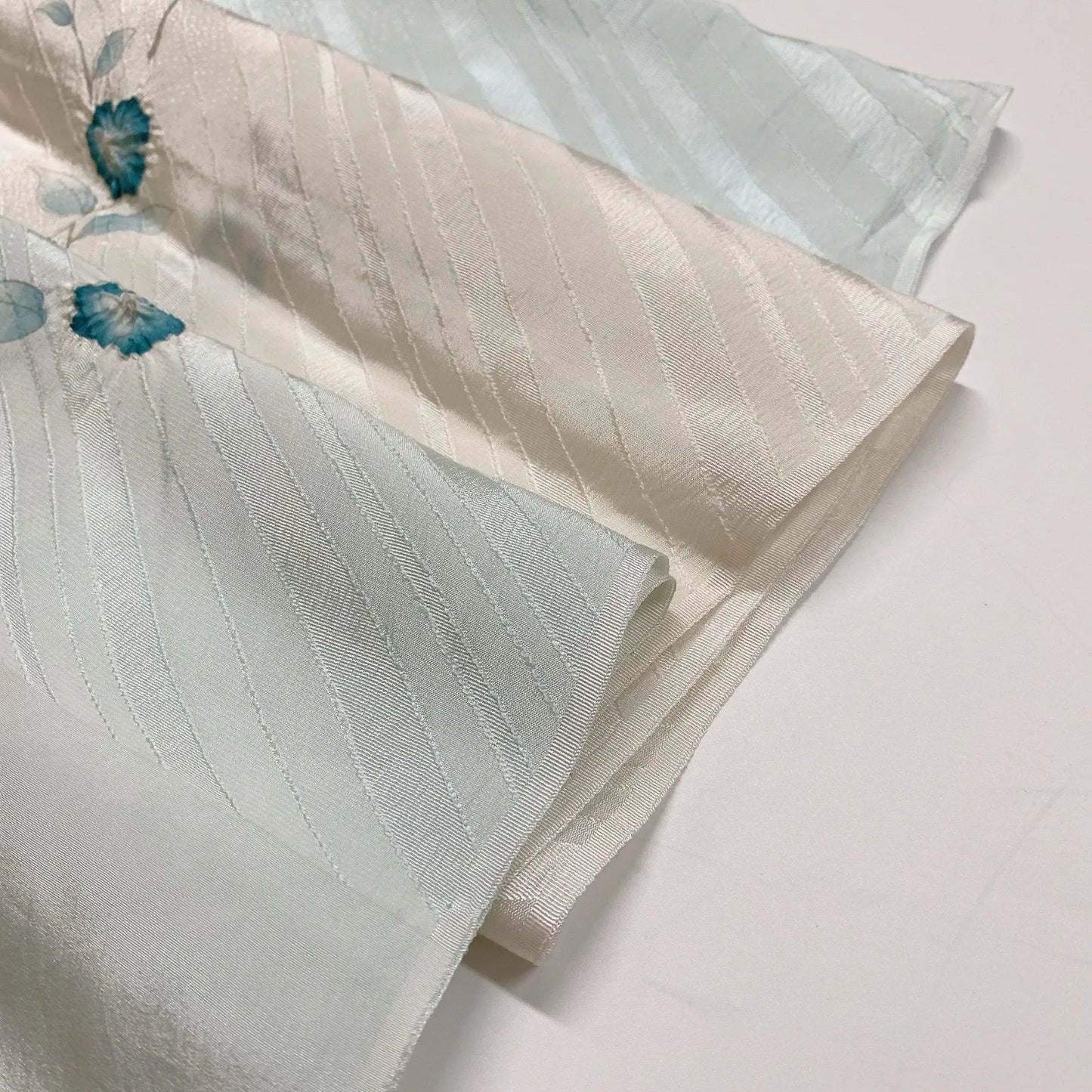 7463# Japanese Kimono Accessory Obiage and Obijime 2-piece Set Silk Shibori