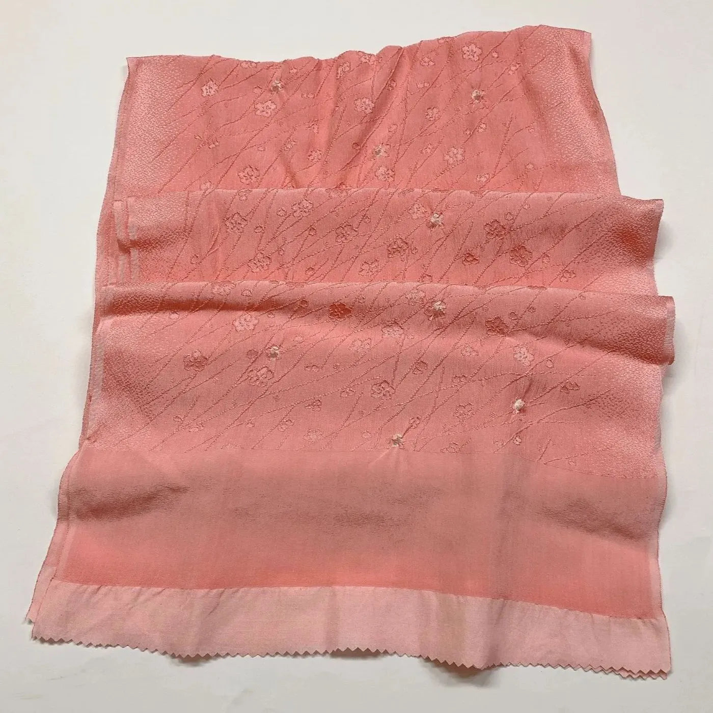 7442# Japanese Kimono Accessory Obiage and Obijime 2-piece Set Silk Shibori