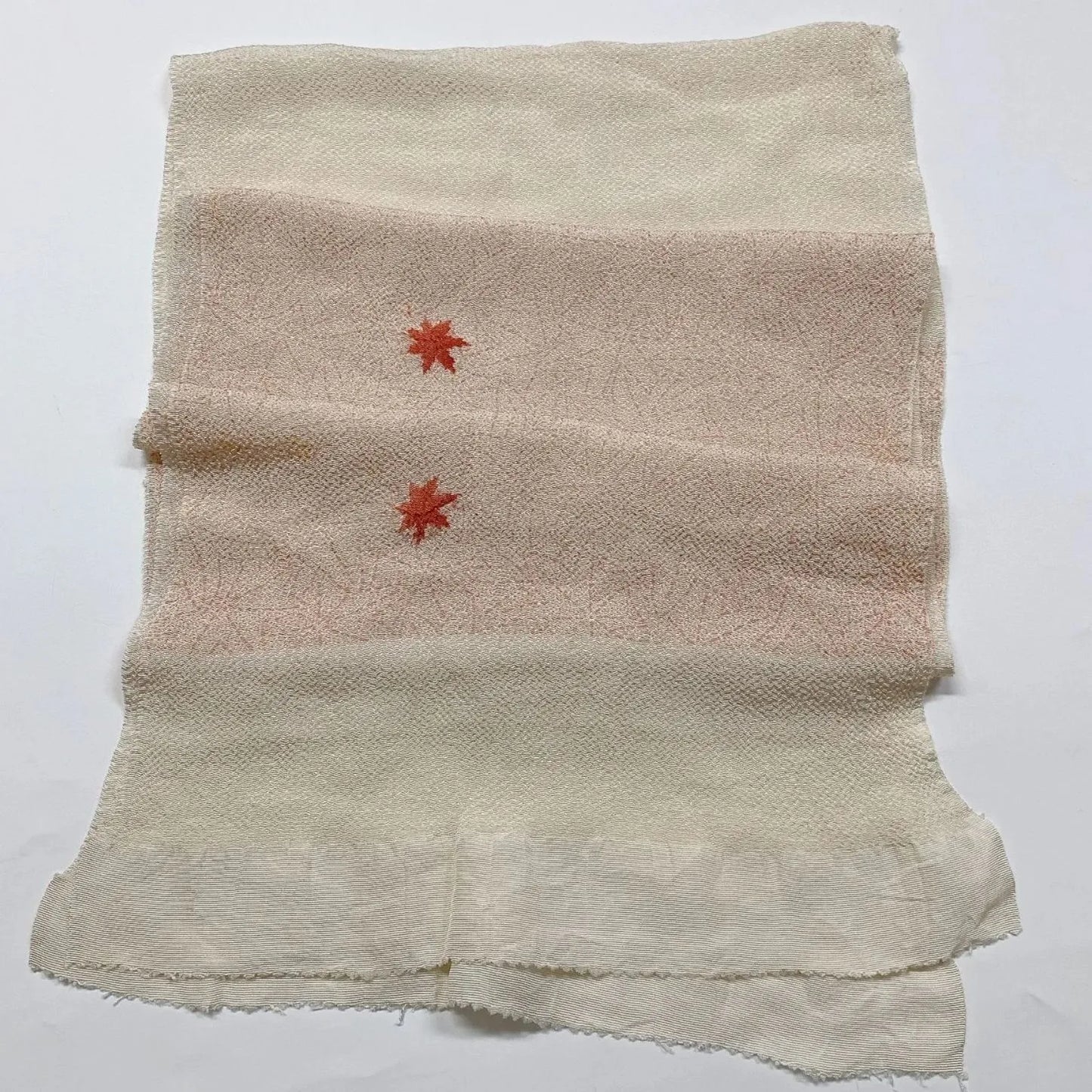 7445# Japanese Kimono Accessory Vintage Obiage and Obijime 2-piece Set Silk