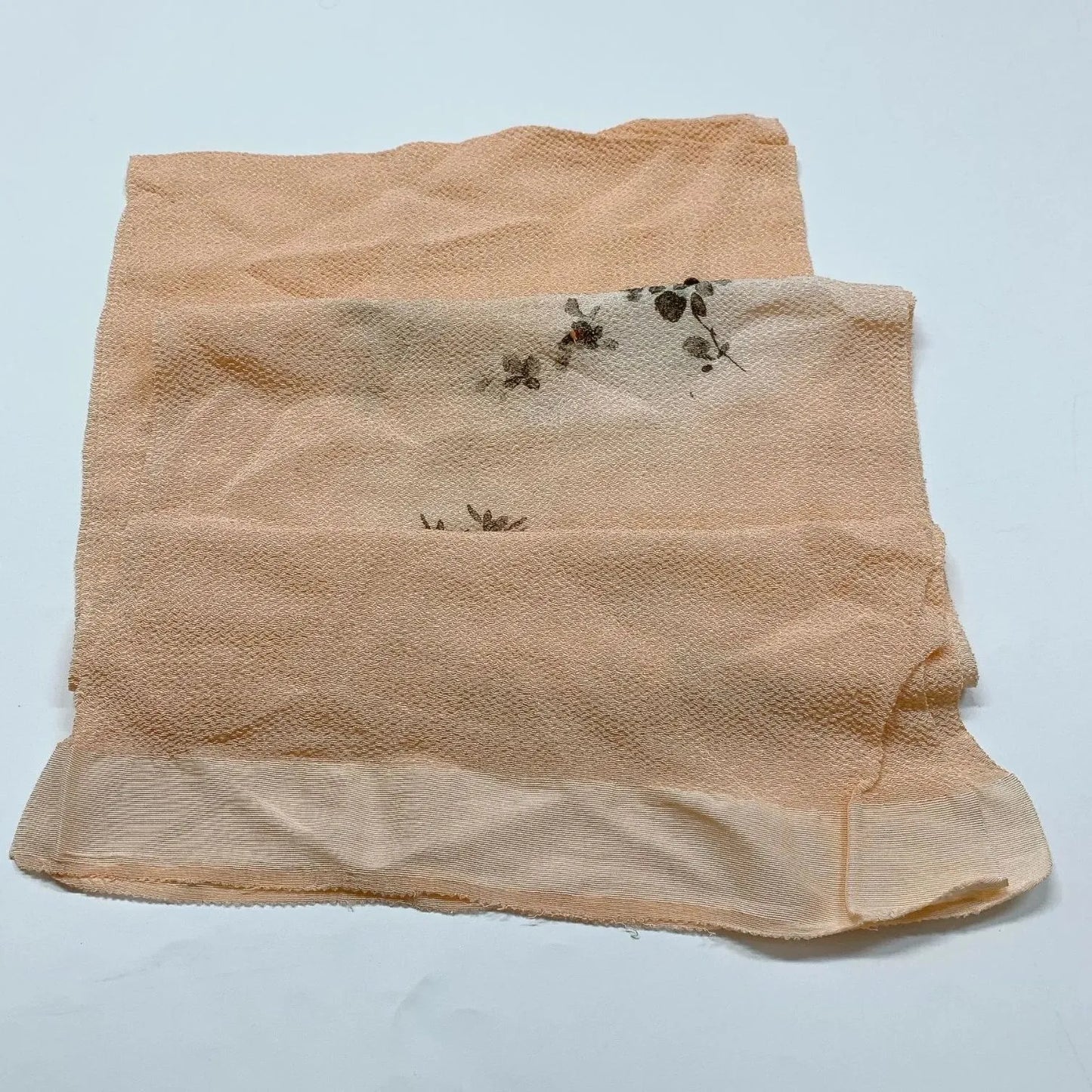 7462# Japanese Kimono Accessory Obiage and Obijime 2-piece Set Silk Shibori