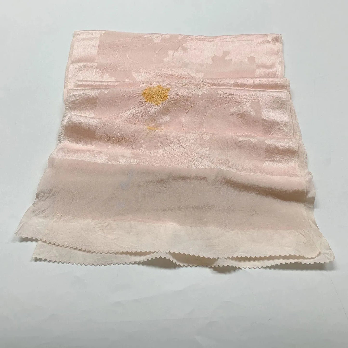 7467# Japanese Kimono Accessory Obiage and Obijime 2-piece Set Silk Shibori
