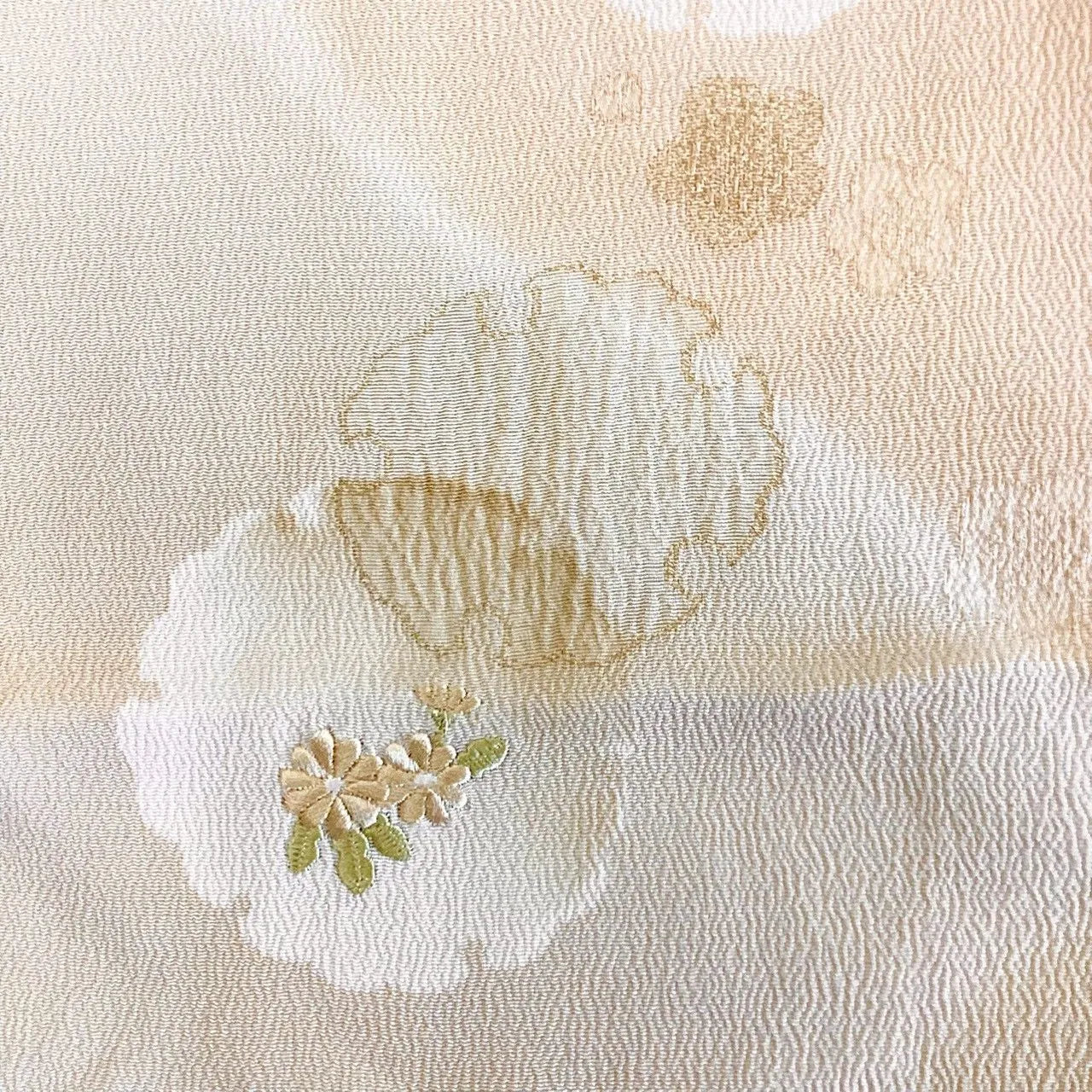 7545# Japanese Kimono Accessory Vintage Obiage and Obijime 2-piece Set Silk