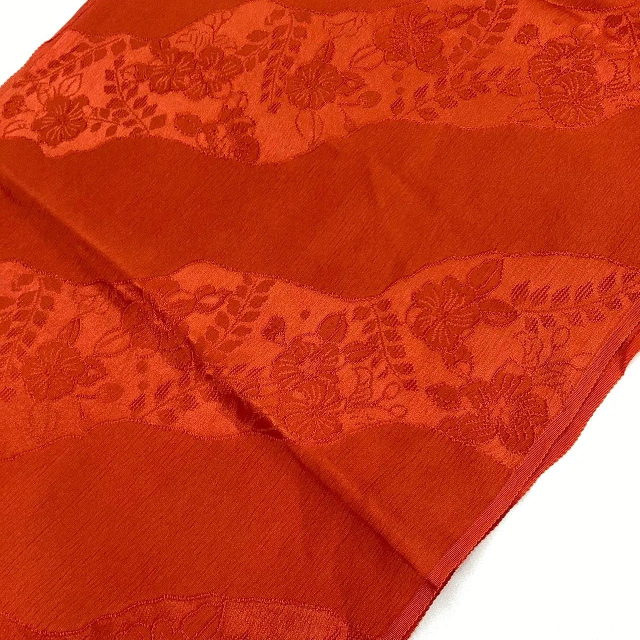 7557# Japanese Kimono Accessory Vintage Obiage and Obijime 2-piece Set Silk