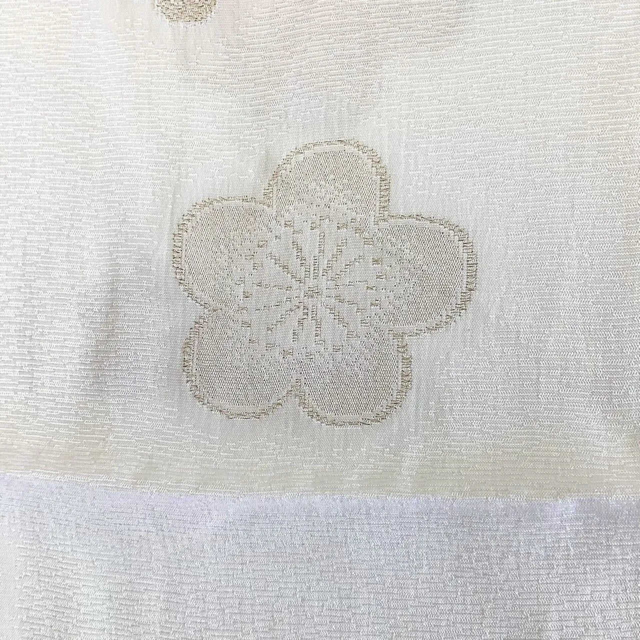 7561# Japanese Kimono Accessory Vintage Obiage and Obijime 2-piece Set Silk