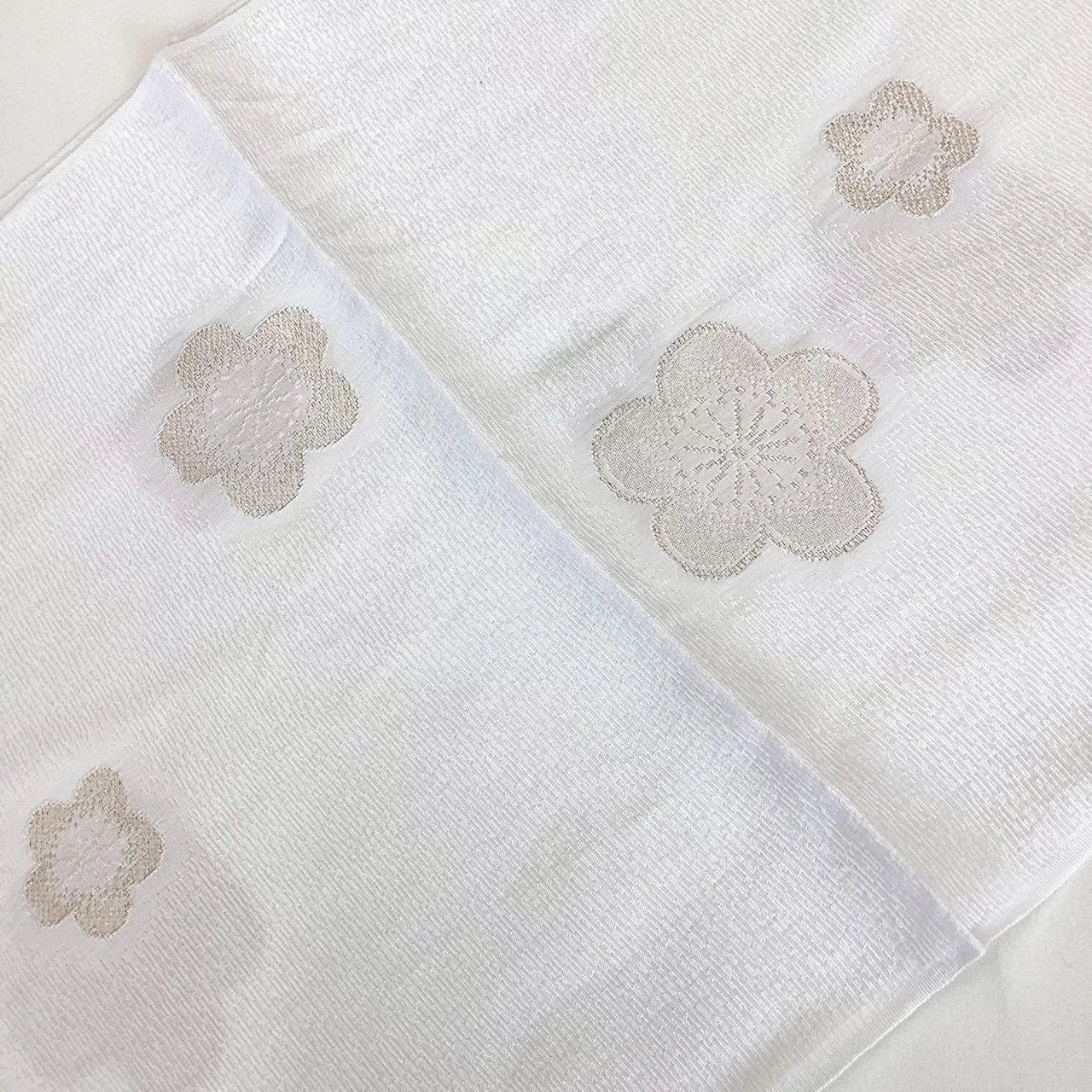 7561# Japanese Kimono Accessory Vintage Obiage and Obijime 2-piece Set Silk