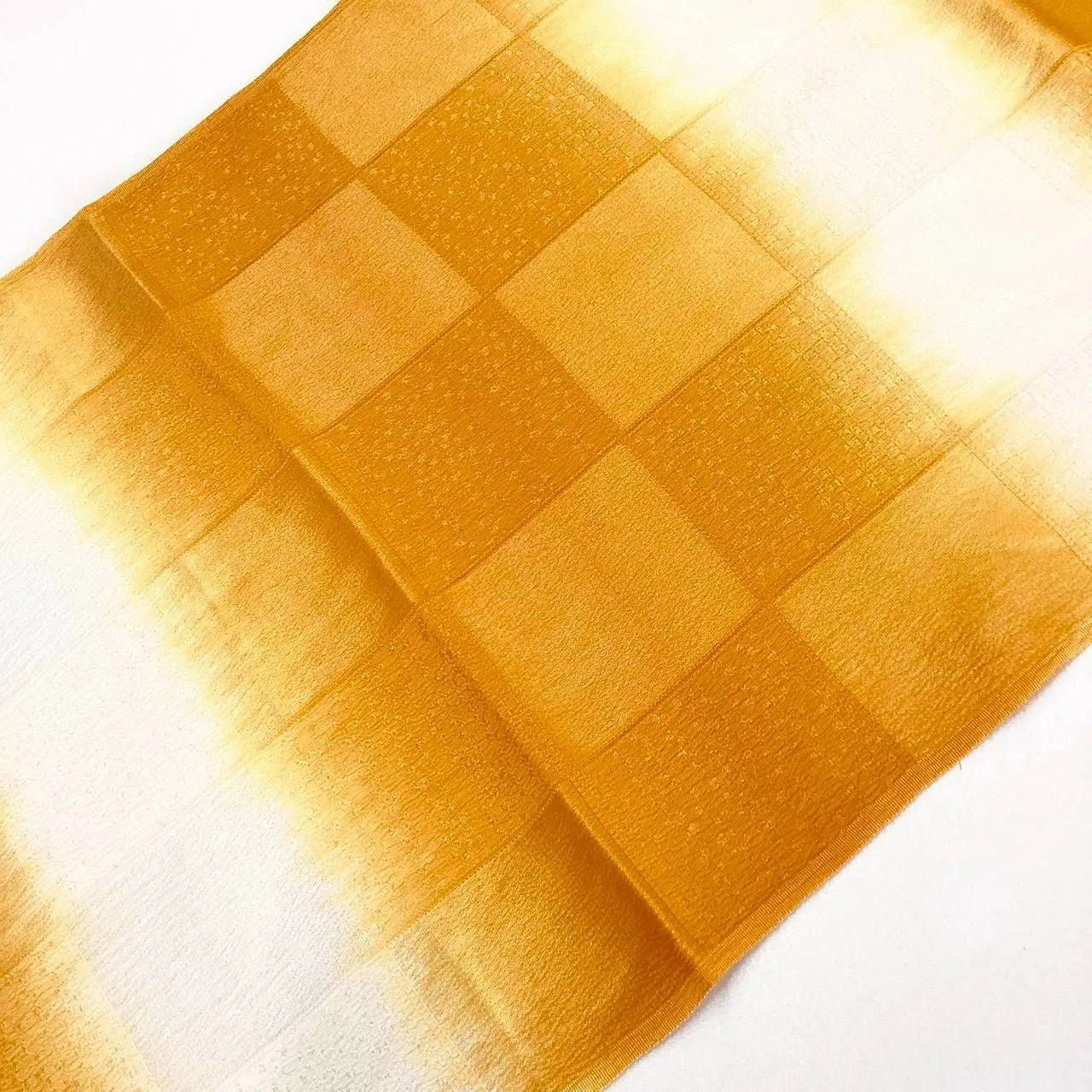 7584# Japanese Kimono Accessory Vintage Obiage and Obijime 2-piece Set Silk