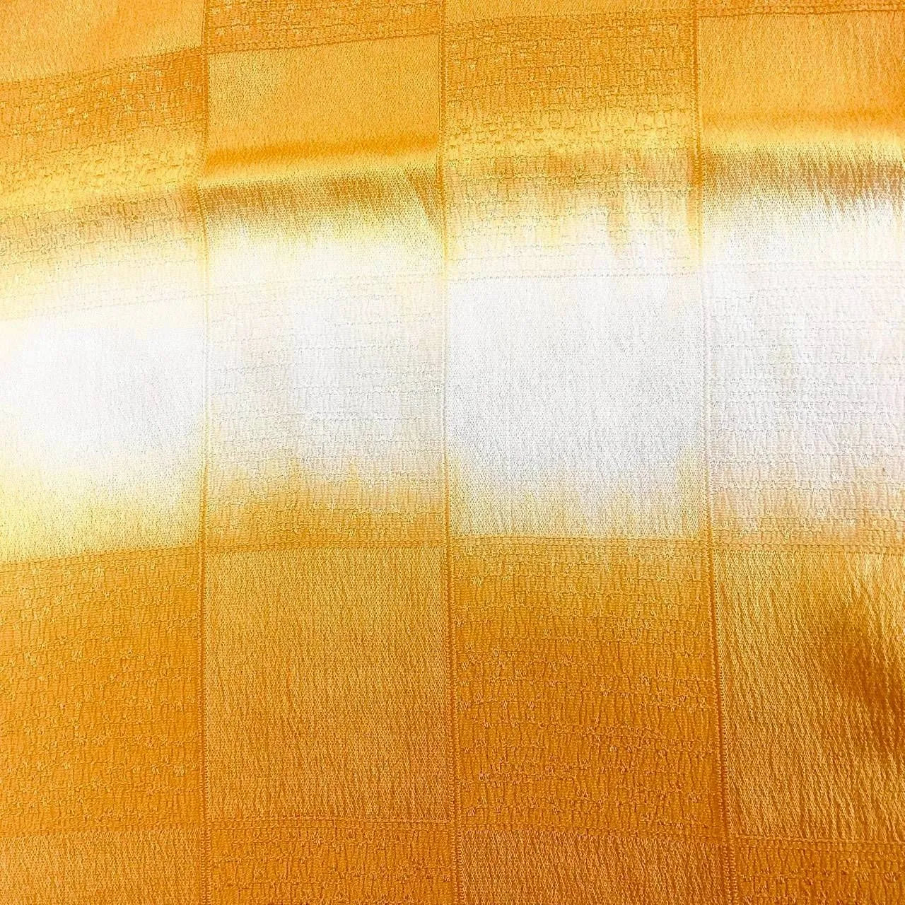 7584# Japanese Kimono Accessory Vintage Obiage and Obijime 2-piece Set Silk